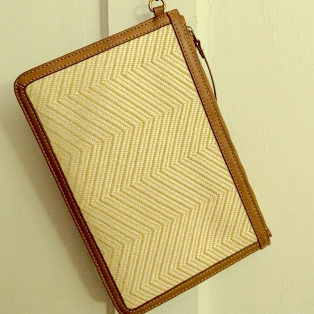 Lucky Brand Woven Clutch Wristlet